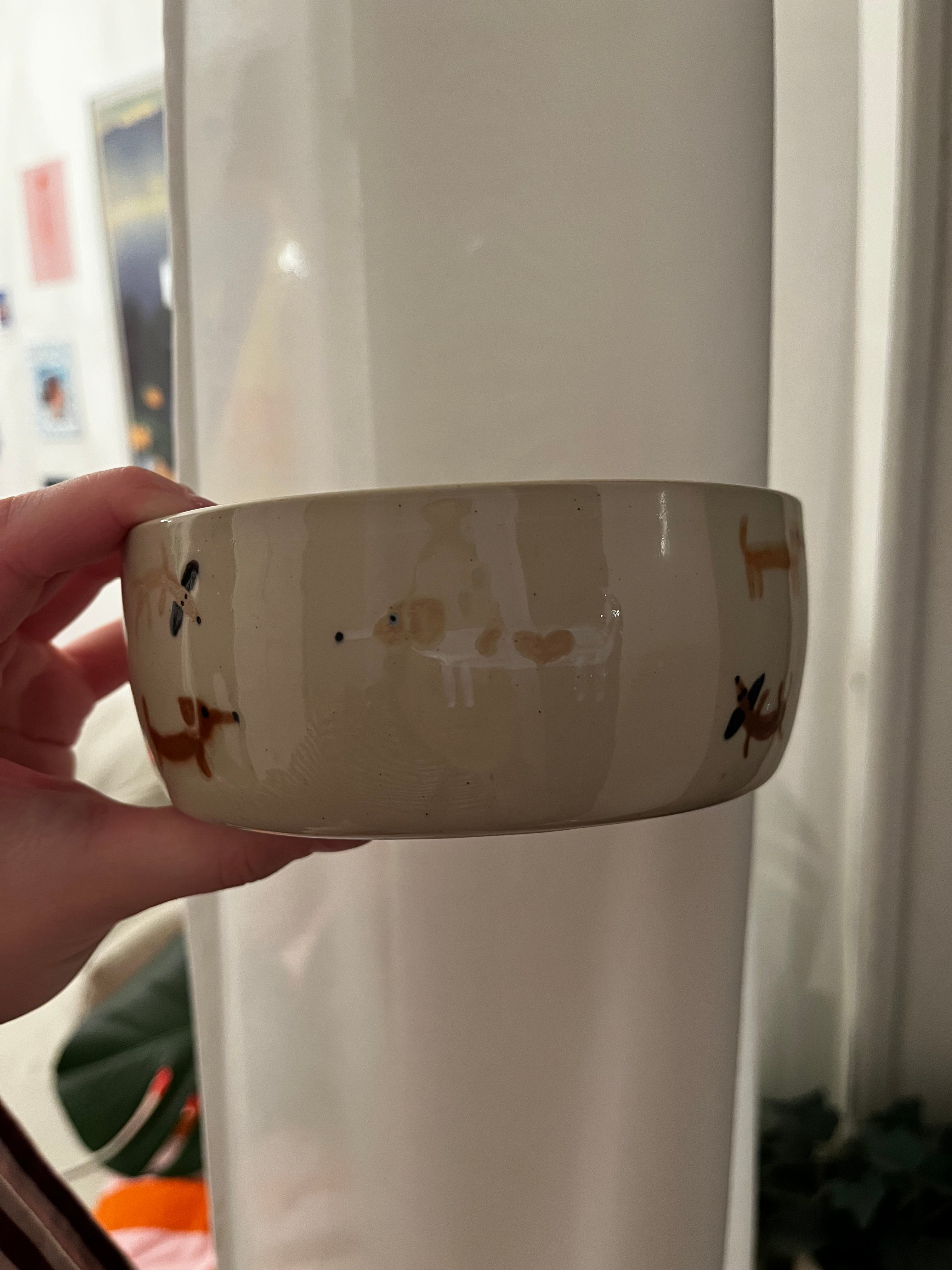 Hundenapf viele viele kleine Dackel